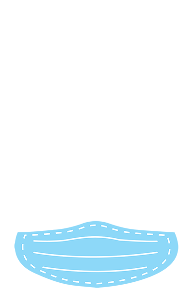blue mask